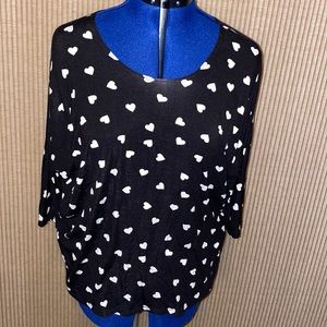 Kim & Cami dolman top, Size 1X